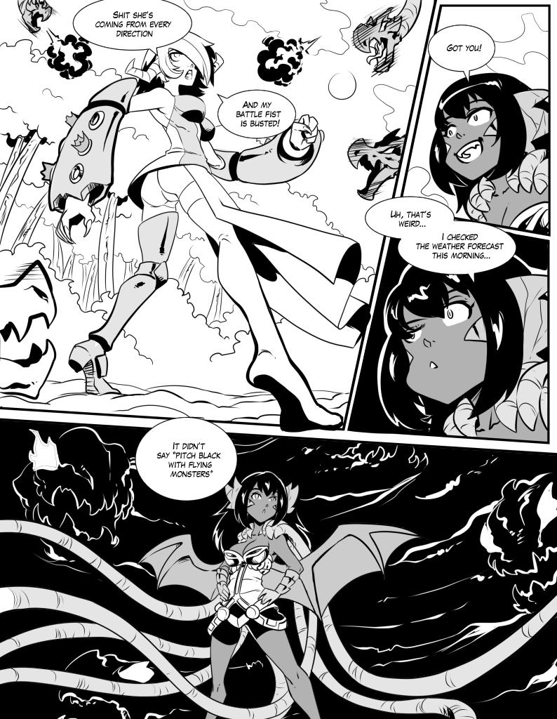 Monster girls on tour - Episode 457, Page 1: Page 457